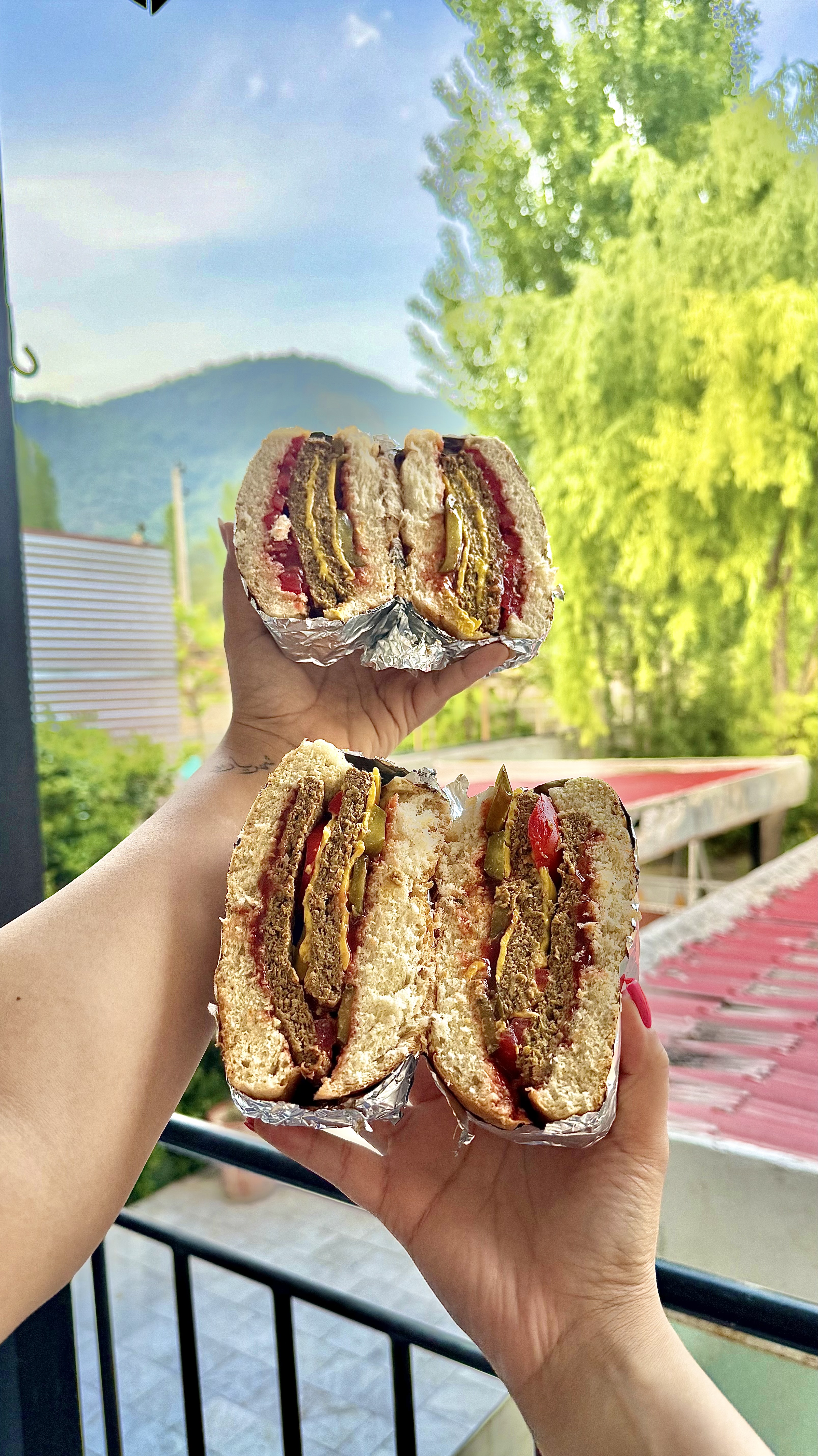 همبرگر ۱۲۰ گرمی پنج تایی